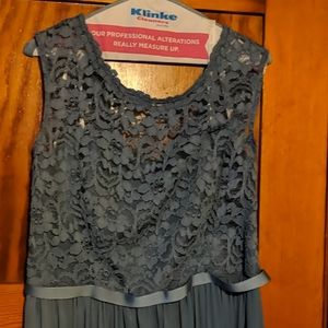 Long Bridesmaid Dress with Lace Bodice - David's